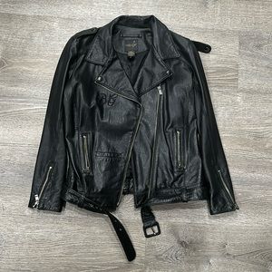 *NEVER WORN* 100% Monogrammed Leather Jacket